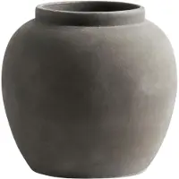 Tine k home Jar Vase Ruukku 24 Cm - Ruukut Savi Smoke - JARVASE-L-SMOKE