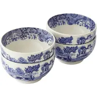 Spode Blue Italian Dip Bowls - Set Of 4 - Blue - ONE SIZE