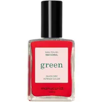 Manucurist Paris Green Nail Polish Red Coral