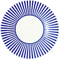 Spode Steccato Sivulautanen 18 Cm Narrow Stripe - Aluslautaset Kivitavara Sininen - ITSN05086