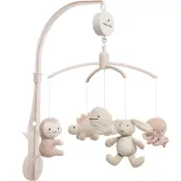 Babys Only Musiikkimobile Animals, Old Pink/Warm Linen