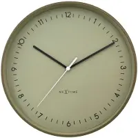 Nextime Berlin Seinäkello 40 cm Khaki