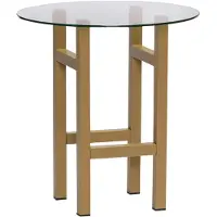 Hubsch Elevate Sivupöytä Ø40 Cm - Sivupöydät & Apupöydät Rauta Kirkas - 21909
