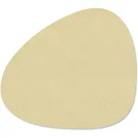 Lind DNA Curve S Pöytätabletti Nupo 24x28 Cm - Tabletit & Lasinaluset Kierrätetty Nahka Lemon Sorbet - 992381
