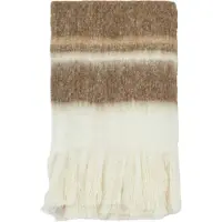 Boel&Jan Minou Huopa 130x170 Cm / Beige - Huovat & Peitteet Akryyli Ruskea - 2354286