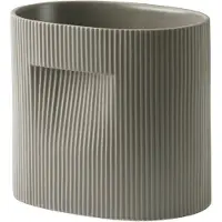 Muuto , Ridge Pot H: 24 cm - Taupe