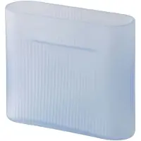 Muuto Ridge maljakko huurrettu lasi 16,5 cm Light blue