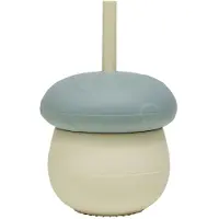 OYOY Mushroom kuppi Offwhite-sininen