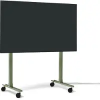 Pedestal Straight Rollin' Tv Stand - Tv-penkit ja mediakalusteet Teräs Mossy Green - 010 005 019