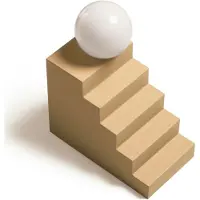 Oblure Stair pöytälamppu Beige