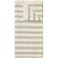 Broste Copenhagen Karl keittiöpyyhe 50x70 cm. Black-natural
