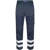 Projob 2509 Waist Pants Stretch, Reflective Navy D88