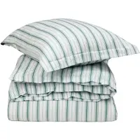 Lexington Striped poplin -pussilakanasetti
