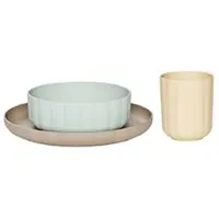 OYOY Pullo servissetti 3 osaa Pale Mint-vanilla-taupe