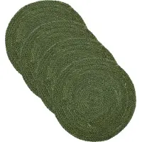 House Doctor Dækkeserviet, Hdcircle, Grøn - Green - 38X38X0.5CM