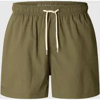Selected Slhcooper-Seersucker Swimshorts - Green - S