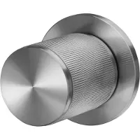 Buster + Punch Door Knob Double Sided Linear Steel - Nupit ja ovenkahvat Metalli Teräs - RDK-071054