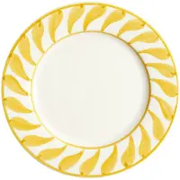 Pick a Poppy Swirl Sivulautanen 22 Cm - Aluslautaset Kivitavara Keltainen - C022216SS24-157