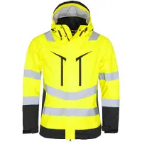 Projob 6455 Shell Jacket EN ISO 20471 Class 3 Yellow/Navy M
