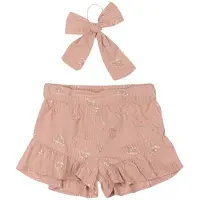 The New - Olinam Shortsit Adobe Rose Aop - Vaaleanpunainen