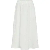 Vila Visophia Hw Volume Midi Skirt/Dc - White - XS