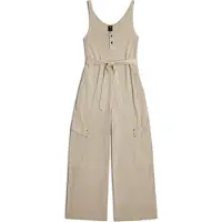 G-Star Overdyed Utility Loose Jumpsuit - Beige - Women