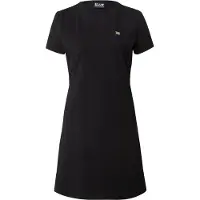 Emporio Armani for woman. 7W000084_AF12484 Short dress in black stretch cotton knitted fabric (XS), Casual, Short sleeve