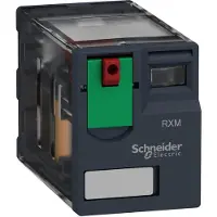 Schneider Electric Rele RXM 4 C/O - 6A Kelan jännite: 24V AC (pistoke releessä, tappi linjassa)