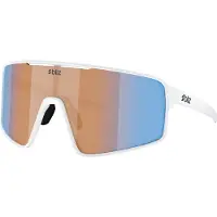 Bliz P001 Large (38) -pyöräilylasit Coral/Orange Mirror Blue / Matte White