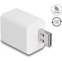DeLOCK 11828, Sisätila, Valkoinen, Koti, Langallinen & langaton, Wi-Fi, 2400 MHz