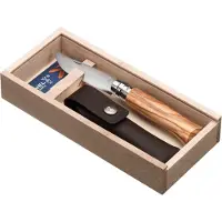 Opinel Olive Wood No08 + sheath NoColour Veitset Olive Wood sheath 8.5