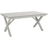 Brafab Hillmond ruokapöytä 100 x 160-220 khaki