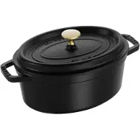 Staub La Cocotte ovaali pata valurauta 2,35 L Musta
