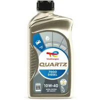Totalenergies Quartz Diesel 7000 10W / 40 puolisynteettinen moottoriöljy, 1 L