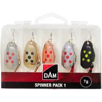 DAM Fishing DAM Spinners 5-pack with Box 7g