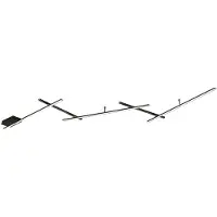 TRIO Indira LED kattovalaisin 245cm 3000K 25W mattamusta