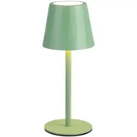 TRIO Diaz LED ulkopöytävalaisin 2700-6500K 1,6W 21cm IP44 pistaasinvihreä ladattava