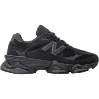 New Balance for man. U9060V1 9060 black leather trainers (44), Flat, Split Leather, Laces, Casual
