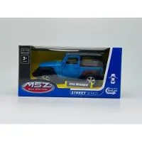 MSZ Die-cast model Jeep Wrangler 1:42