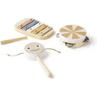 Kids Concept Music Set Brown - Brown - ONE SIZE