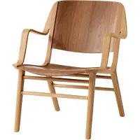 &tradition AX HM11 Lounge Chair käsinojilla Walnut-oak