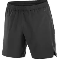 Salomon Men's Shkout Core 2in1 7" Shorts Deep Black Urheilushortsit S