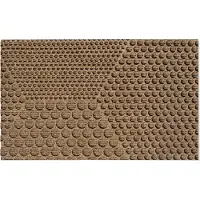 Heymat Hex Ovimatto Desert 55x90 Cm - Kynnysmatot Polypropyleeni Vaaleanruskea - 72112