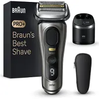 Braun Series 9 Pro+ 9565cc Wet & Dry, Teräverkollinen parranajokone, Metallinen, Akku, 60 min, Laatikko, 1 kpl (218221)