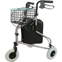 Usorteret Ergonominen kolmipyöräinen kävelijä Barcelona RF-611 - harmaa