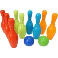 Adriatic Bowlingsæt m/9 kegler (H:25 cm) & 2 kugler