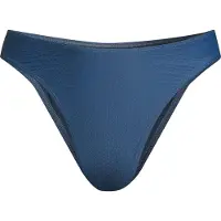 Casall Women's Waffle High Leg Bikini Bottom Deep Ocean Uima-asut 44