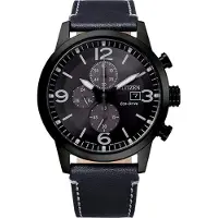 Citizen Miesten kello CA0745-29E Musta/Nahka Ø43 mm