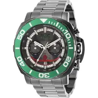 Invicta Miesten kello 35074 Dc Comics Harmaa/Teräs Ø48 mm