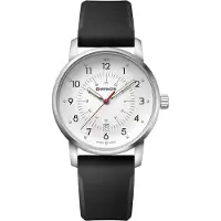 Wenger Miesten kello 01.1641.113 Valkoinen/Kumi Ø42 mm
